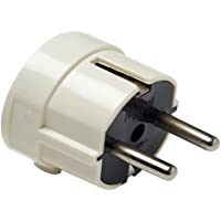 Los mejores  - Famatel - Clavija 4-8mm toma tierra lateral 16a-250v blanco (blister)